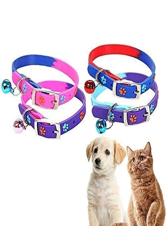 D&C PAWS طوق ولادة D&C PAWS مع جرس للقطط الصغيرة/النموس/الأرانب/الجراء، صغير جدًا (قد تختلف الألوان) (عبوة من قطعة واحدة) - Image 2